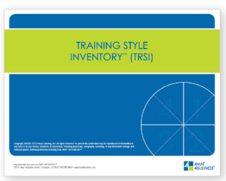Training Style Inventory (TRSI) - Pack of 25
